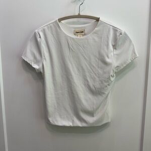 Women's Double Lined White Crop Top